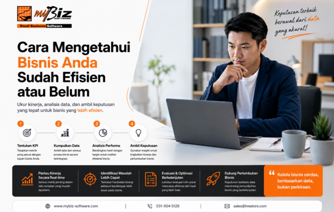 cara mengetahui bisnis efisien atau belum