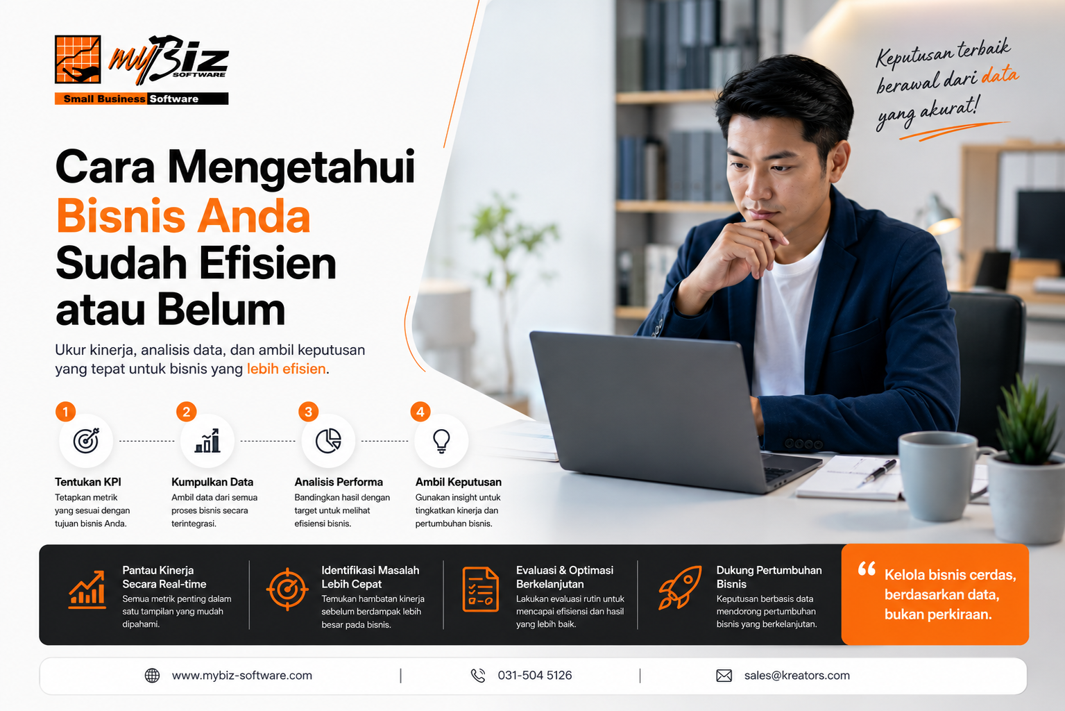 cara mengetahui bisnis efisien atau belum