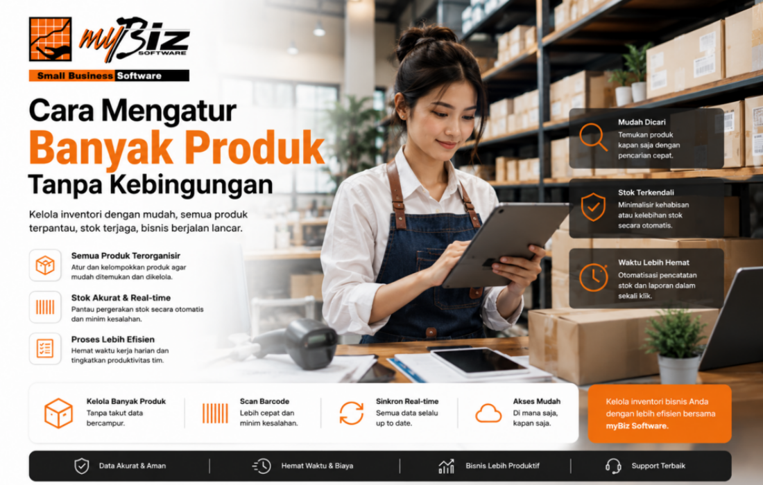 cara ngatur banyak produk