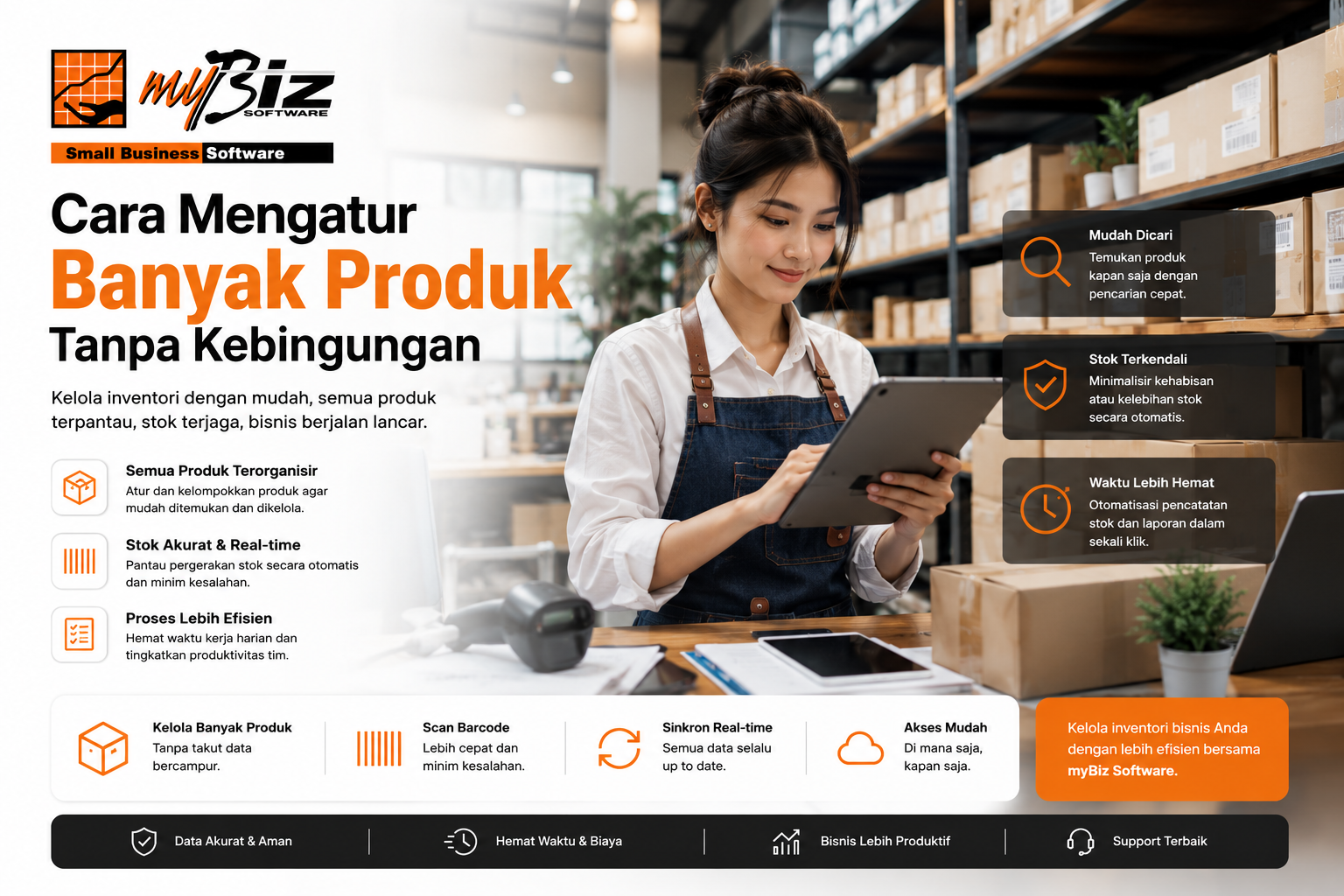 cara ngatur banyak produk