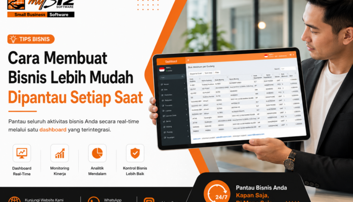 cara membuat bisnis lebih mudah di pantau