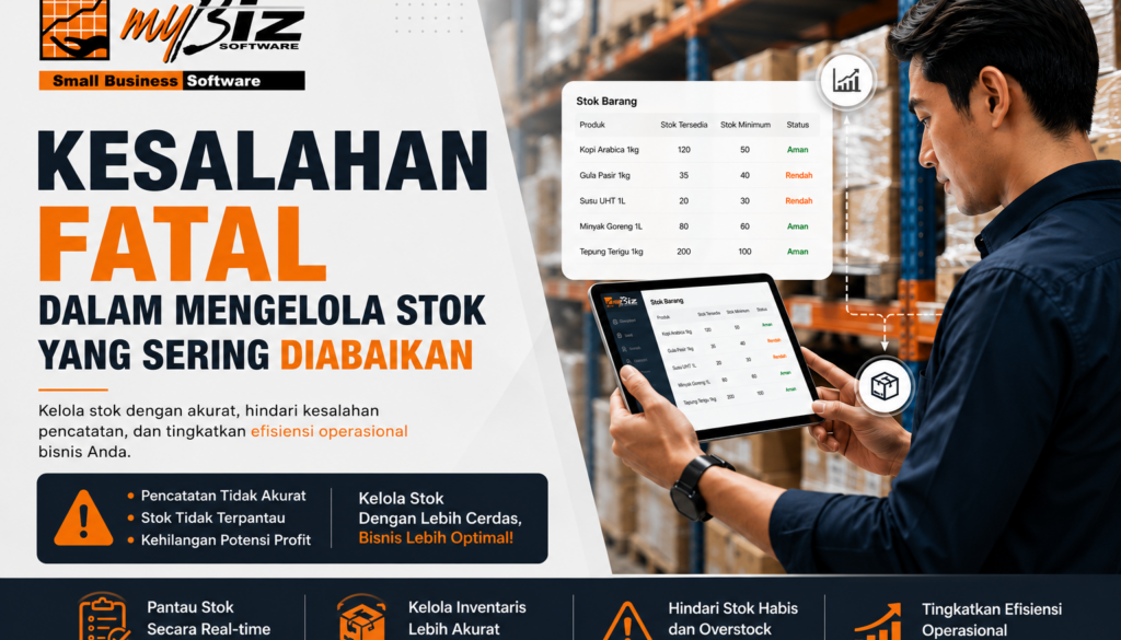 kesalahan fatal dalam ngelola stok
